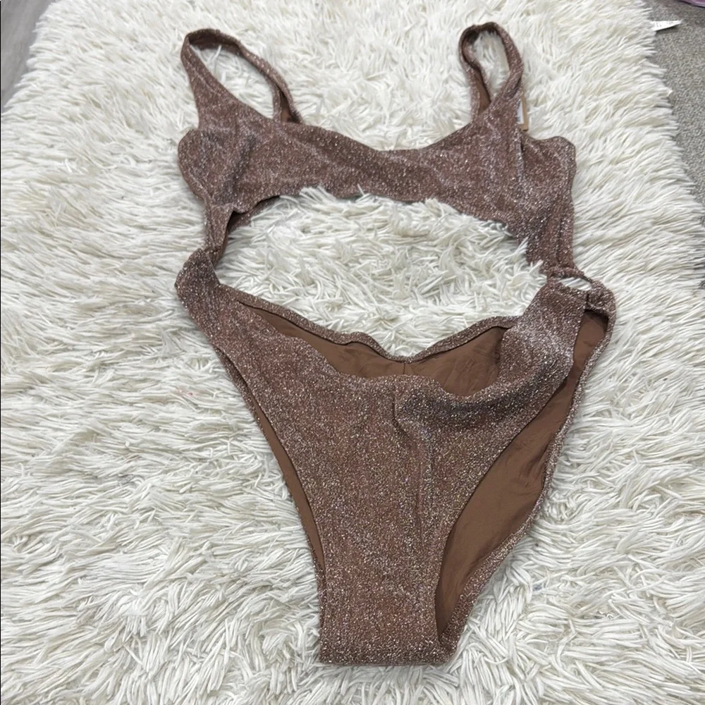 SKIMS Glitter swim Monokini